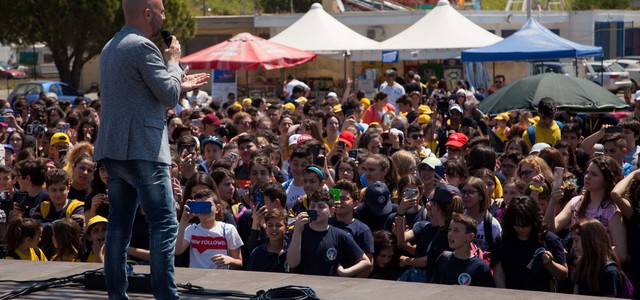 Motorshow 2Mari, Luca Abete parla agli studenti e cita Falcone e Borsellino