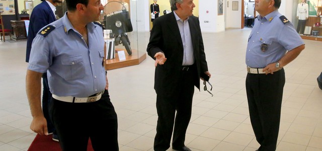 Comunali, Ciconte visita sede dei Vigili Urbani