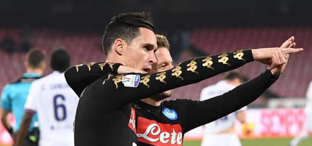 Coppa Italia: Napoli Fiorentina 1-0, decide Callejon