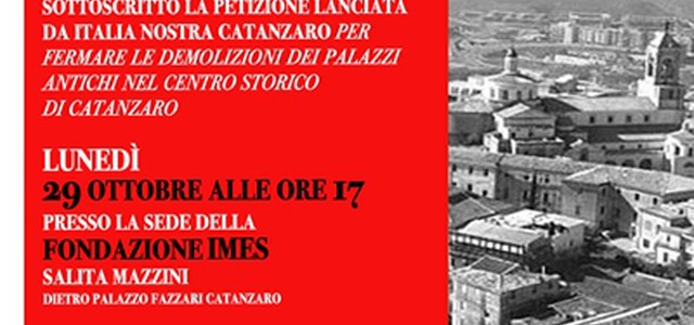 Italia Nostra: firme per impedire la demolizione della scuola Maddalena nel centro