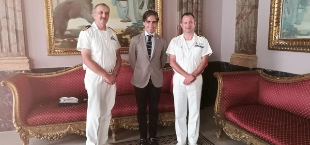 Sindaco Falcomatà riceve capitani Pisani e Viafora