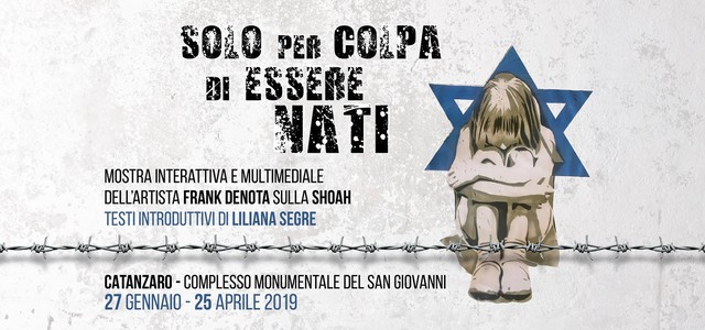 Ferro: "La mostra "Solo per colpa di essere nati" è un progetto culturale inedito"