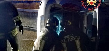 Incidente stradale sulla SS 280, un ferito (FOTO)