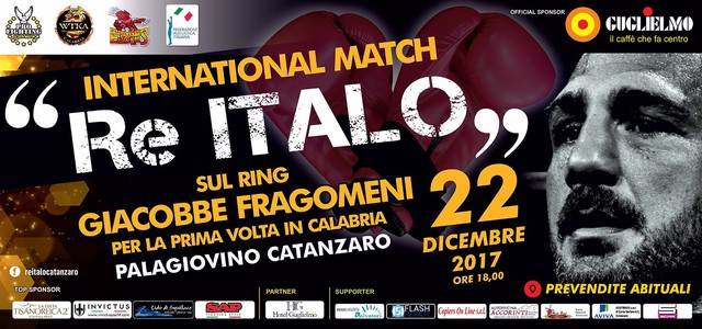 I trofeo "Re Italo" il 22 dicembre Catanzaro "capitale" della boxe e kickboxe italiana