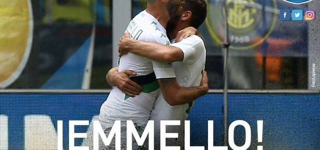 Spettacolo Iemmello: doppietta del campione catanzarese all'Inter, la squadra del cuore di suo papà