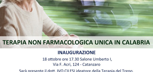 Ivo Cilesi presenta a Catanzaro la "trenoterapia" per i pazienti affetti da demenza