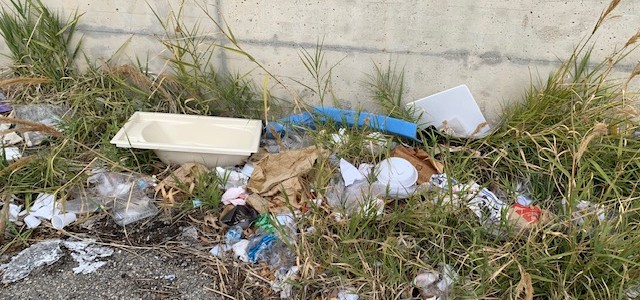 Via Paglia trasformata in discarica abusiva. La denuncia di Veraldi