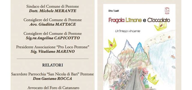 Venerdì la presentazione del libro “Fragola, Limone e Cioccolato” 