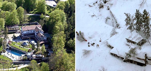 Valanga su hotel Rigopiano. Estratti tre corpi, quarto localizzato. Due superstiti. "C'è speranza"