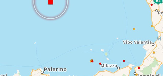 Terremoto di magnitudo 4.1 nel Tirreno Meridionale