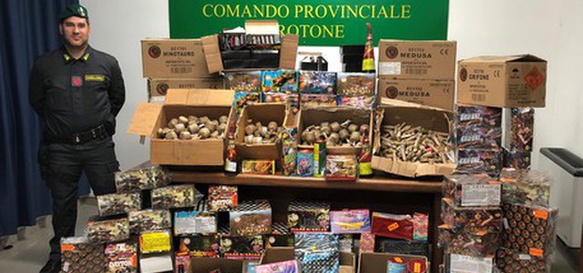 Botti: sequestrati 4 quintali a Crotone