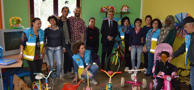Donate sette biciclette per i piccoli migranti del Regional hub di Sant’Anna