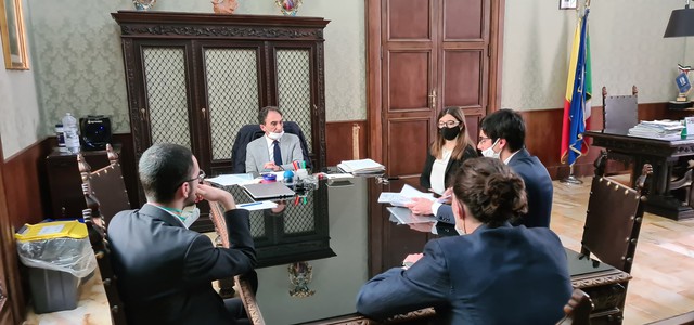 Liceo Scientifico Siciliani di Catanzaro, Abramo incontra rappresentanti degli studenti