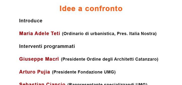 "Anche Catanzaro valuti integrazione con comuni vicini"
