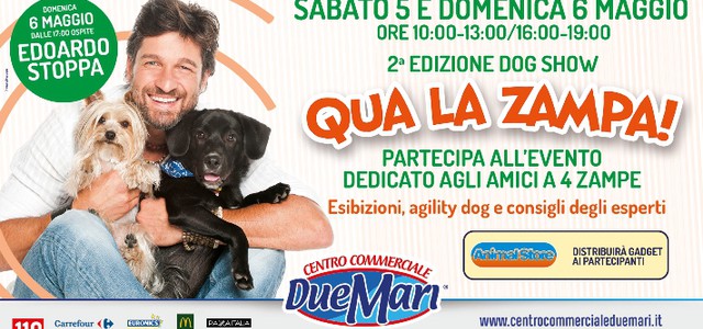 Al Centro Commerciale Due Mari la II Edizione del Dog Show “Qua la Zampa”