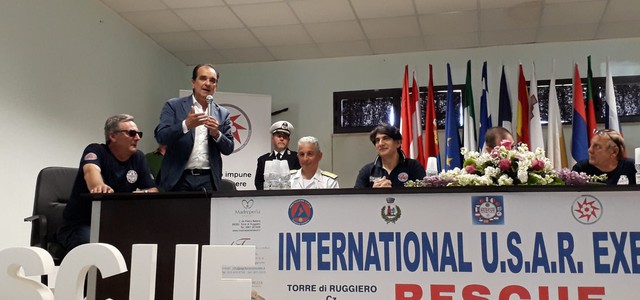 Il presidente Bruno all’Esercitazione Internazionale U.S.A.R.