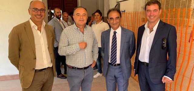 Gratteri visita il cantiere della nuova Procura di Catanzaro