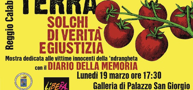 In Galleria di Palazzo San Giorgio una mostra per ricordare le vittime innocenti della ‘ndrangheta