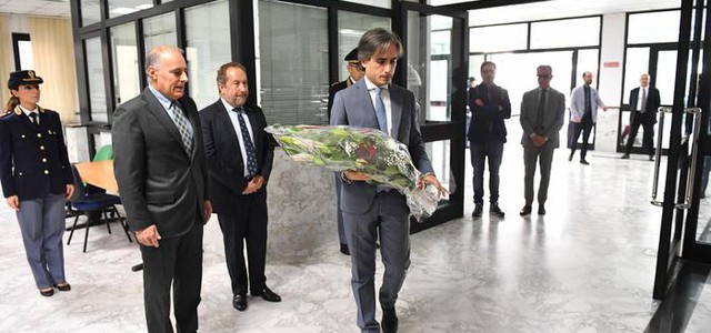 Poliziotti uccisi a Trieste, l'omaggio di Falcomatà
