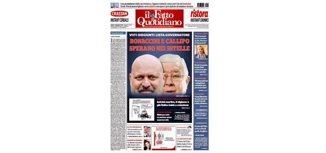 Regionali, Codacons: Dal Fatto Quotidiano grave episodio di disinformazione. Chiediamo immediata rettifica