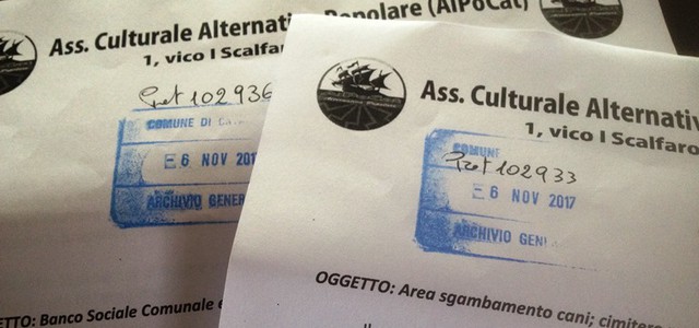 Proposta AlPoCat: "aree comunali di sgambamento per cani" 