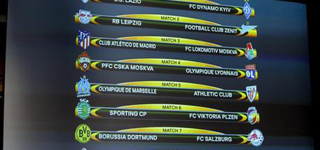 Europa League: Milan Arsenal, Lazio Dinamo Kiev