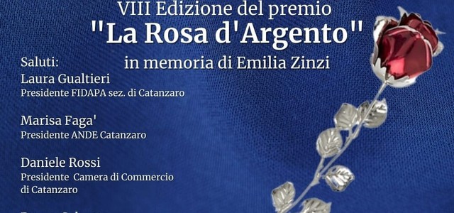 FIDAPA e ANDE: martedì 10 l’ottava edizione del Premio “La Rosa d’Argento”