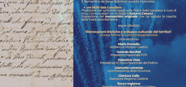 XX edizione della “Festa della bandiera - 2025”, sabato 28 dicembre 2024 presentazione e anteprima