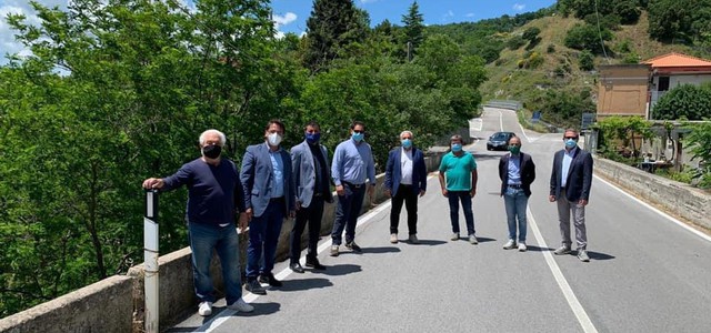 SOPRALLUOGO DEL VICEPRESIDENTE MONTUORO E DEI CONSIGLIERI BALDASSARE E SINOPOLI AL COMUNE DI SANTA CATERINA DELLO IONIO