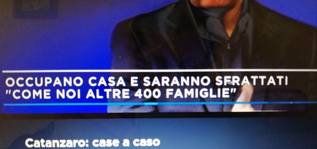 A "Mattino Cinque" la legge delle case di Viale Isonzo svergogna Catanzaro.
