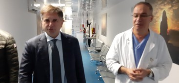 Reggio Calabria, visita del consigliere Pedà al Grande ospedale Metropolitano
