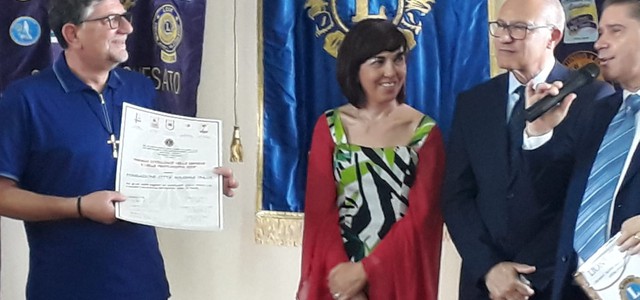 Premio Eccellenze nelle imprese e nelle Professioni conferito dal Lyons Club/Fondazione Città Solidale