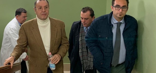 Il Commissario Cotticelli visita l’ospedale di Polistena