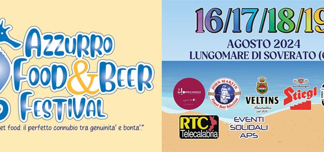 A Soverato arriva "Azzurro food&beer festival", quattro giorni gustosi e divertenti
