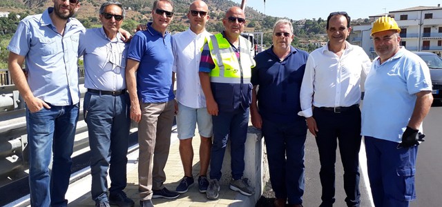Aperto al traffico il ponte sul torrente Franco