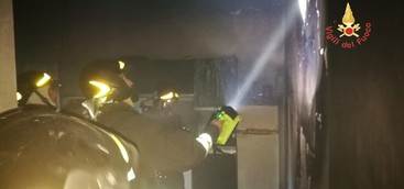 Catanzaro- Incendio in casa in Via Emilia (FOTO)