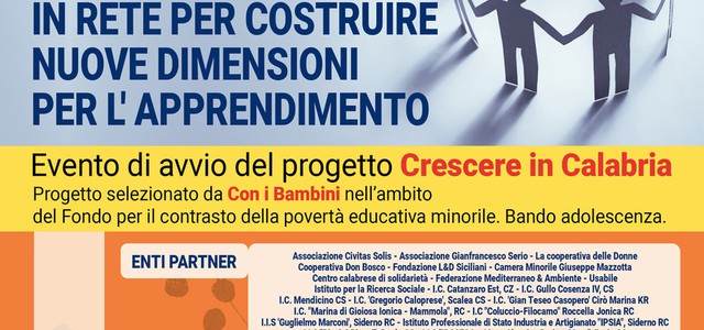 Al via Crescere in Calabria