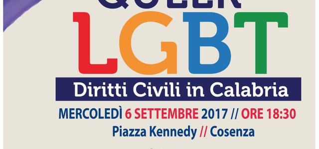 Il tour Queer LGBT Diritti Civili fa tappa a Cosenza