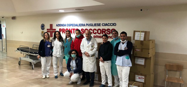 Anche la Scuderia Ferrari Club di Catanzaro "aiuta ad aiutare" l'Ospedale Pugliese Ciaccio