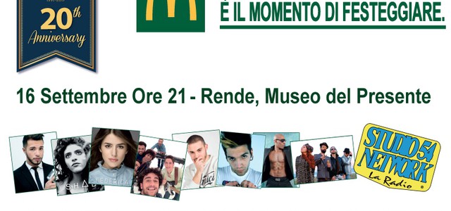 Il primo McDonald’s aperto in Calabria compie 20 anni: grande festa al Metropolis