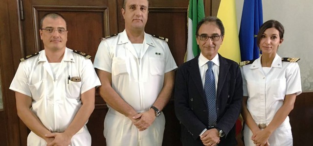 Abramo incontra i vertici della Capitaneria di porto di Crotone