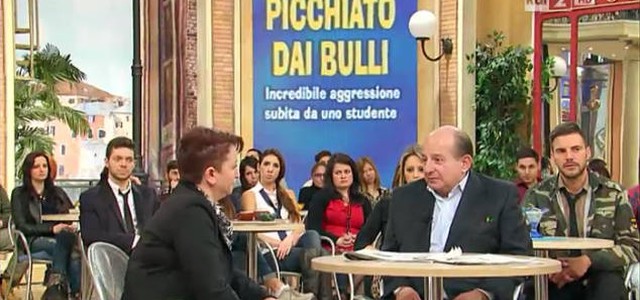 Domani ai "Fatti Vostri" su Rai2 la storia del bimbo di Reggio Calabria vittima di bullismo a scuola
