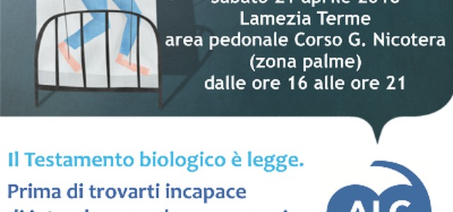 Giornata sul BioTestamento a Lamezia