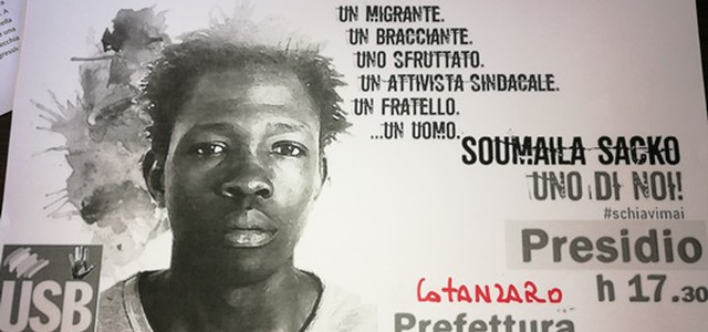 In piazza per Soumaila Sacko
