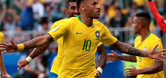 Mondiali: Brasile Messico 2-0. Neymar non sbaglia e Selecao vola ai quarti