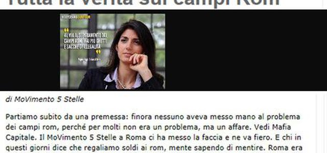 Raggi al Prefetto di Roma: 'Limitare presenza migranti'