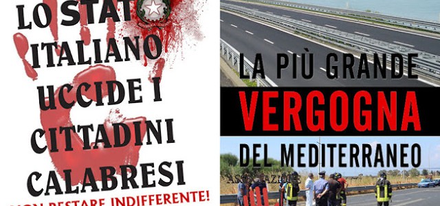 Basta Vittime sulla S.S. 106: Condividiamo l'appello dei sindaci al Prefetto di Catanzaro