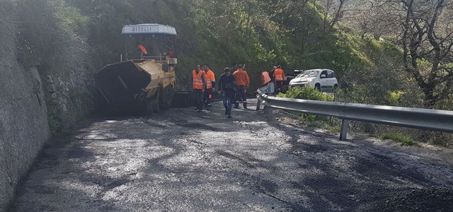 Completati i lavori di bitumazione sulla strada Trunca - Santa Venere 