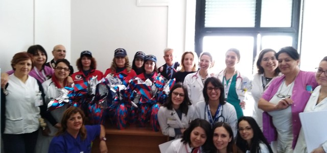 La solidarietà dell’ANC “Arruzzo”  bussa al reparto di pediatria dell’ospedale Pugliese-Ciaccio