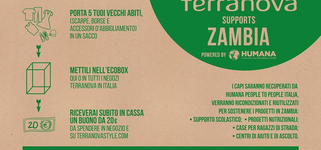 Anche a Catanzaro la nuova campagna di recupero di abiti e accessori usati Terranova